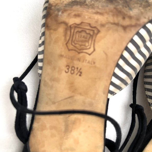 Auc Mannolo Blacknik Lace up heels IT 38,5 - Picture 7 of 14